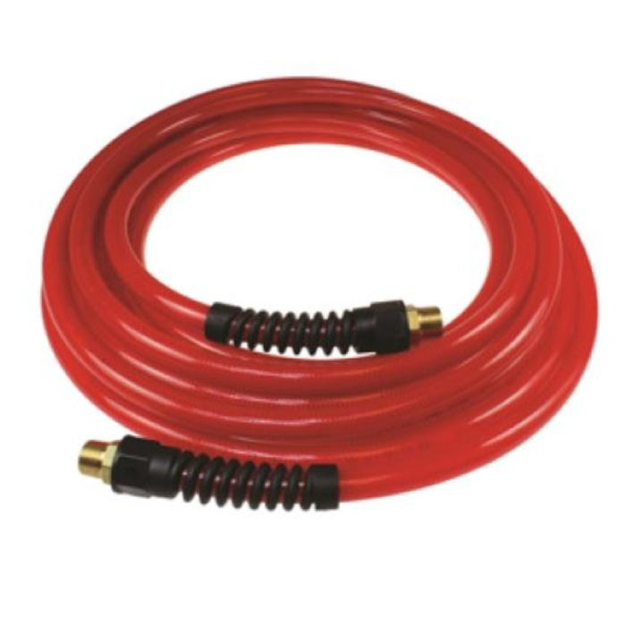 Coilhose Pneumatics PFE60354TR 35' Red Flexeel Hose - 1/4 MPT x 3/8 ID